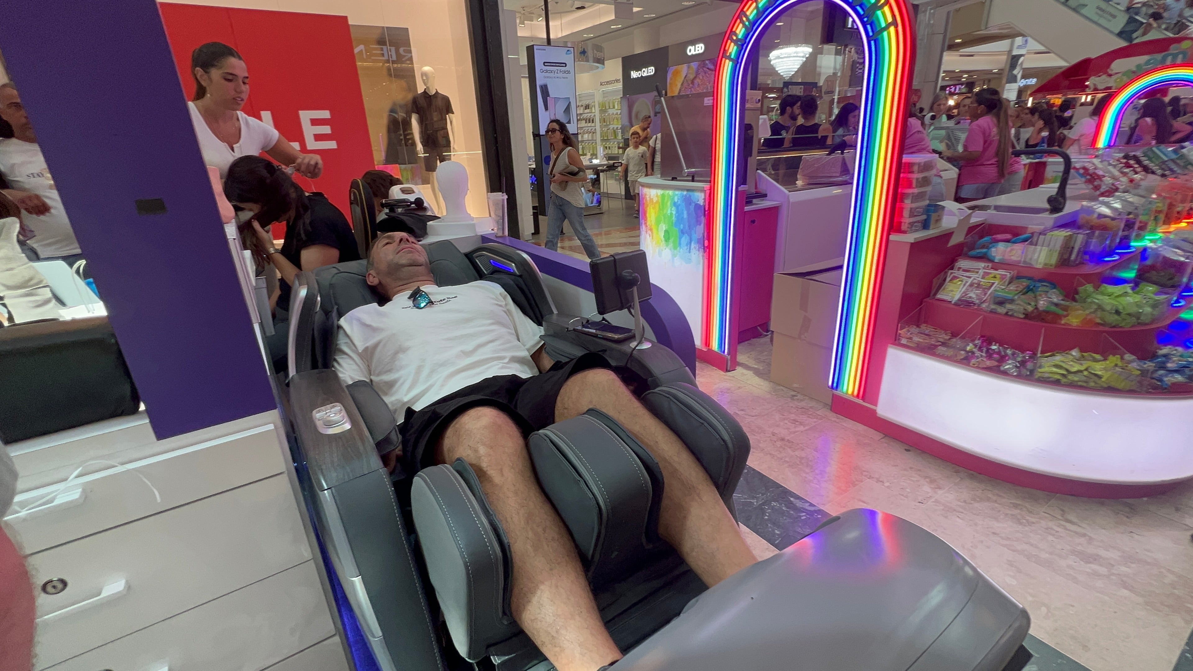 Full-body massage treatment packages pamper you in a Zero Gravity massage chair