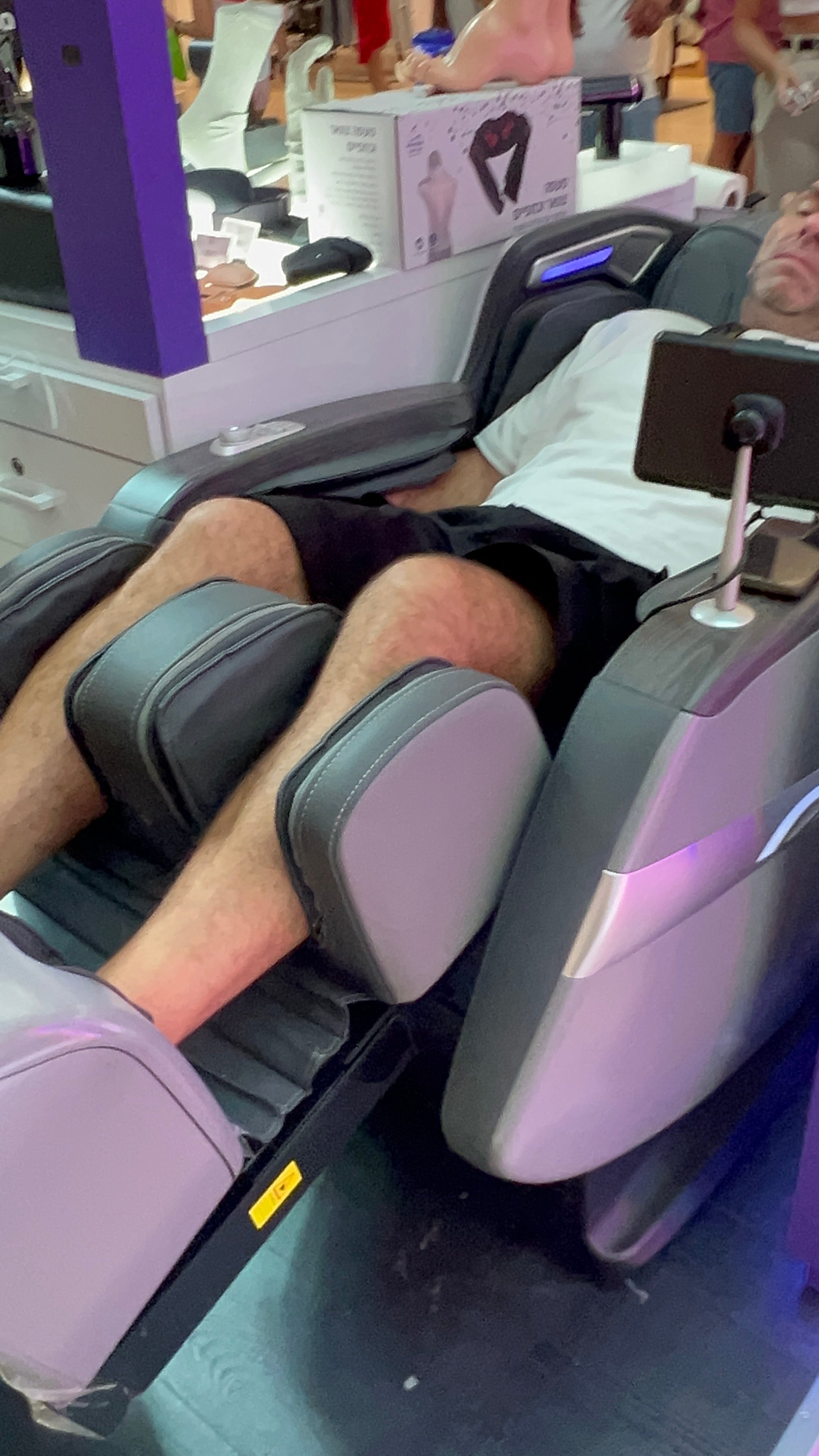 Full-body massage treatment packages pamper you in a Zero Gravity massage chair
