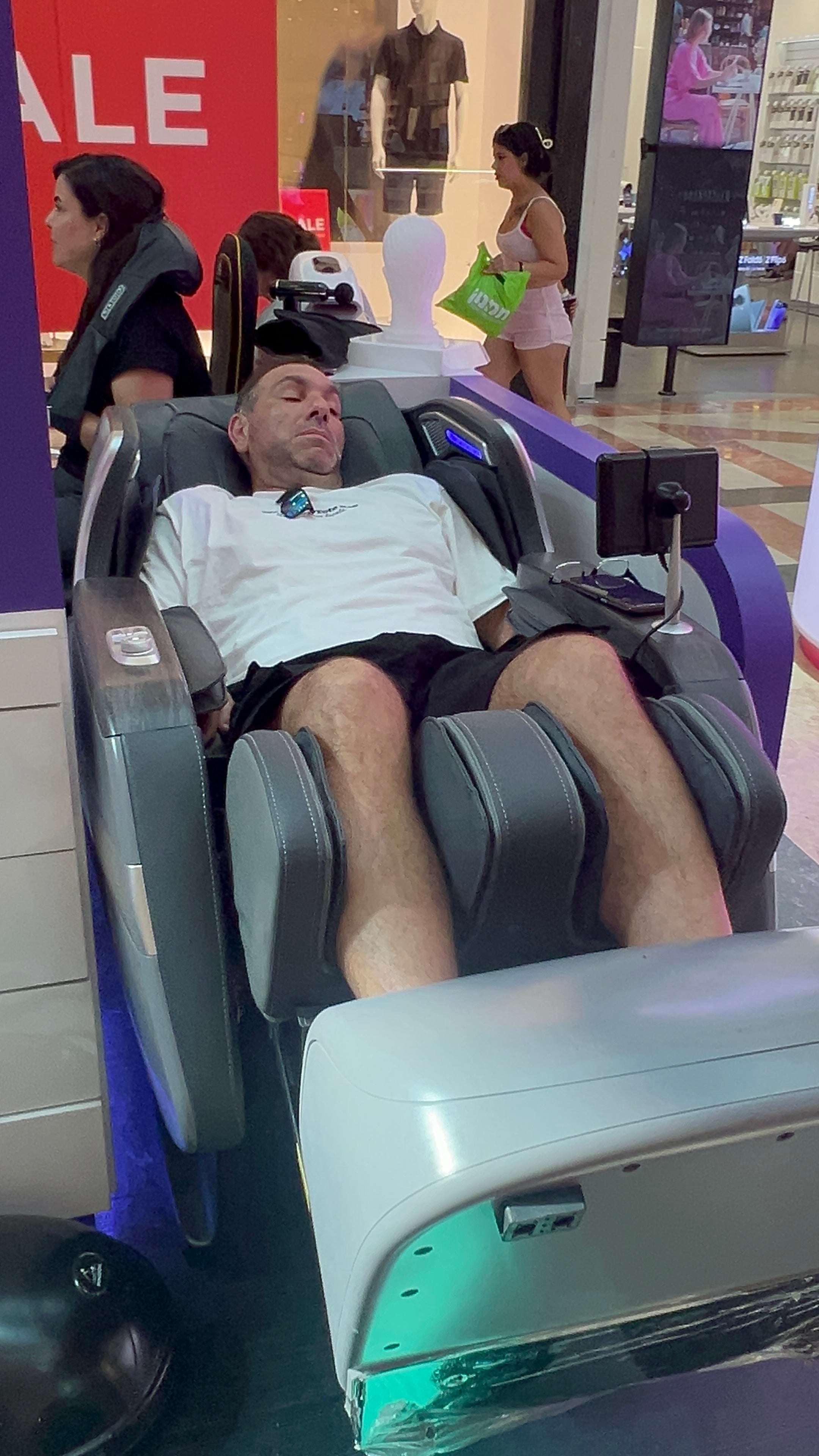 Full-body massage treatment packages pamper you in a Zero Gravity massage chair