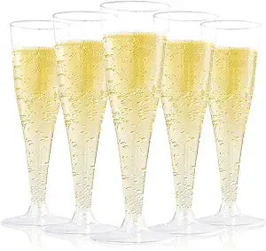 Fancy champagne glasses