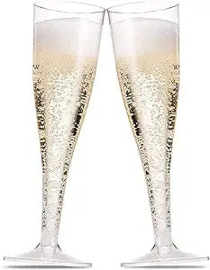 Fancy champagne glasses