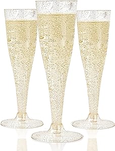 Fancy champagne glasses