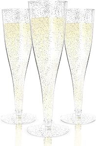 Fancy champagne glasses