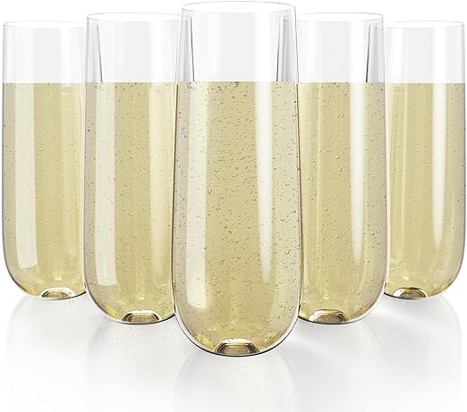 Fancy champagne glasses