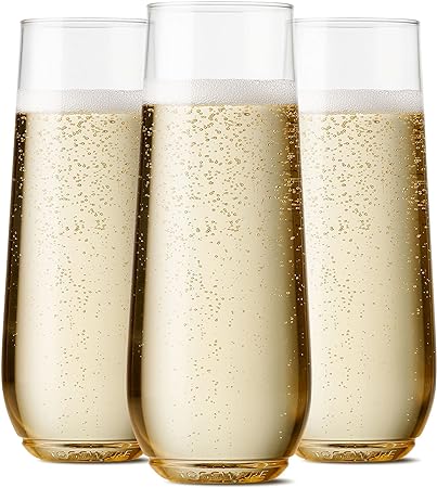 Fancy champagne glasses